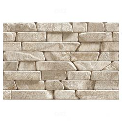 Trueliving_Sunhearrt Colano Beige Textured 450 mm x 300 mm Ceramic Elevation Tile_44_Per Sq Ft. _Chiku Color