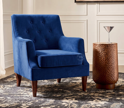 Adoree Lounge Chair (Indigo Blue)