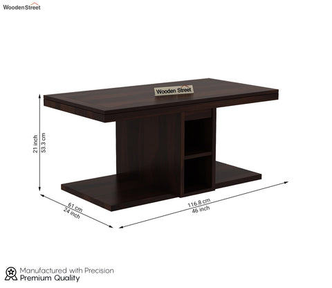 Bradford Coffee Table (Walnut Finish)