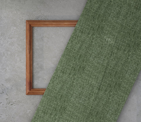 Sage Green Textured High GSM Polyspun Fabric