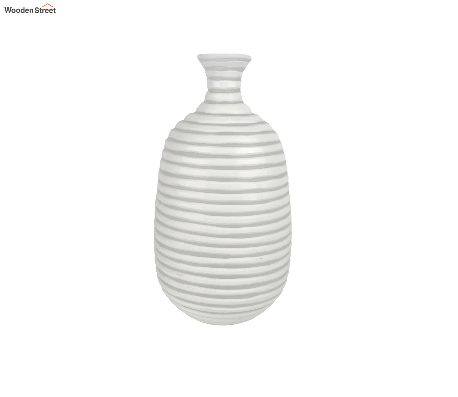 Petal Nest Vase Glass (White)