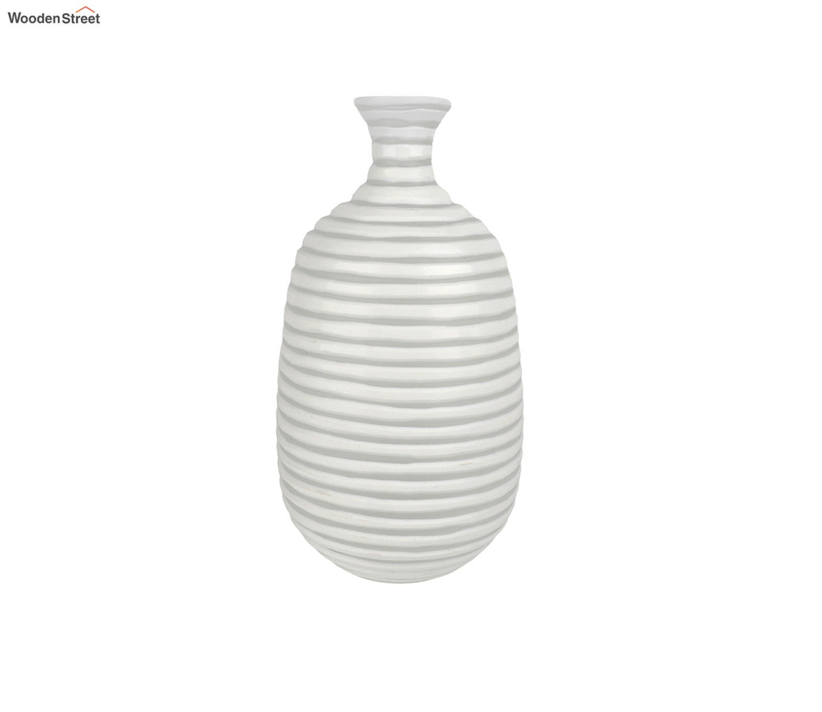 Petal Nest Vase Glass (White)