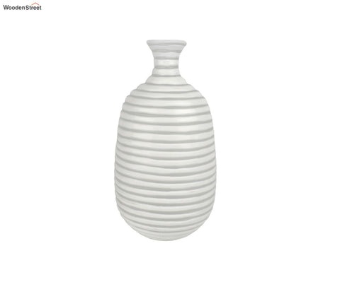 Petal Nest Vase Glass (White)