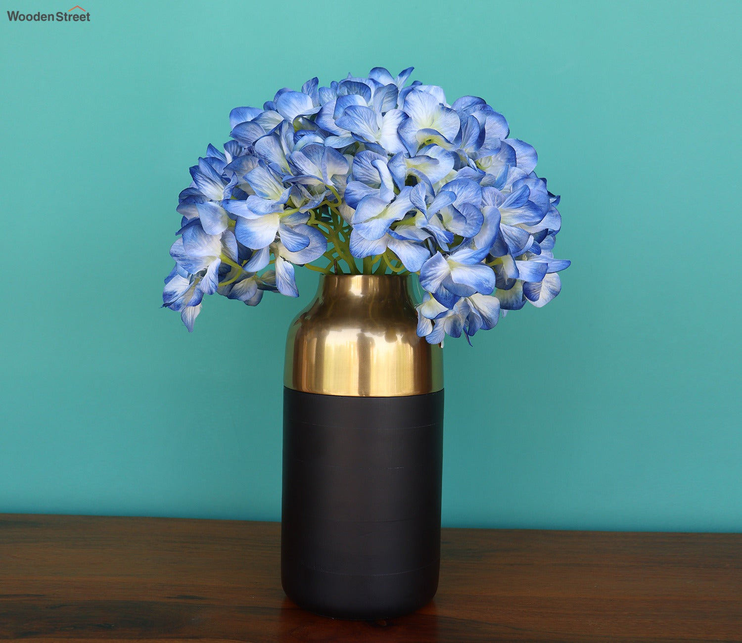 Blue Hydrangea Artificial Flower