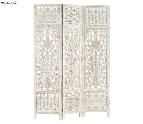 Ashly 2 Panel Carved Wooden Partition