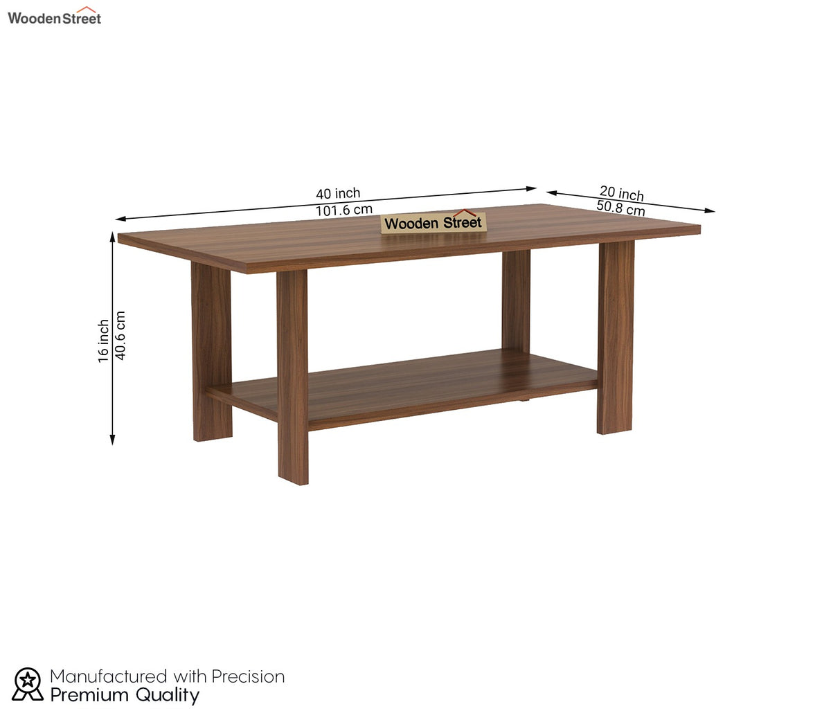 Tanner Coffee Table (Exotic Teak Finish)