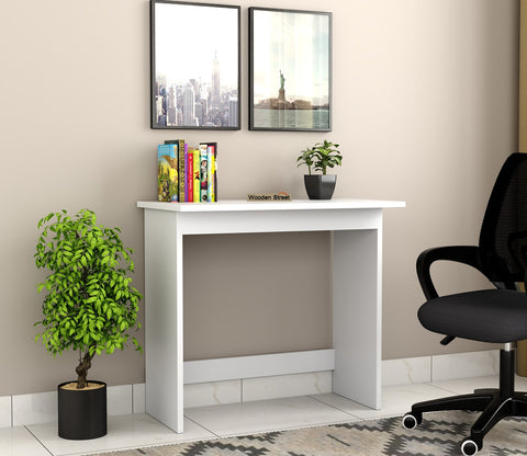 Armada Study Table (Frosty White Finish)