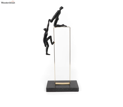 Magnetic Bliss Black Human Figurine (L, Black)