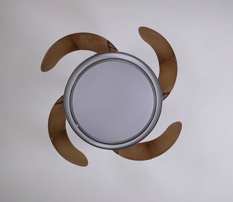 Purity in Motion Lighting Fan-Black