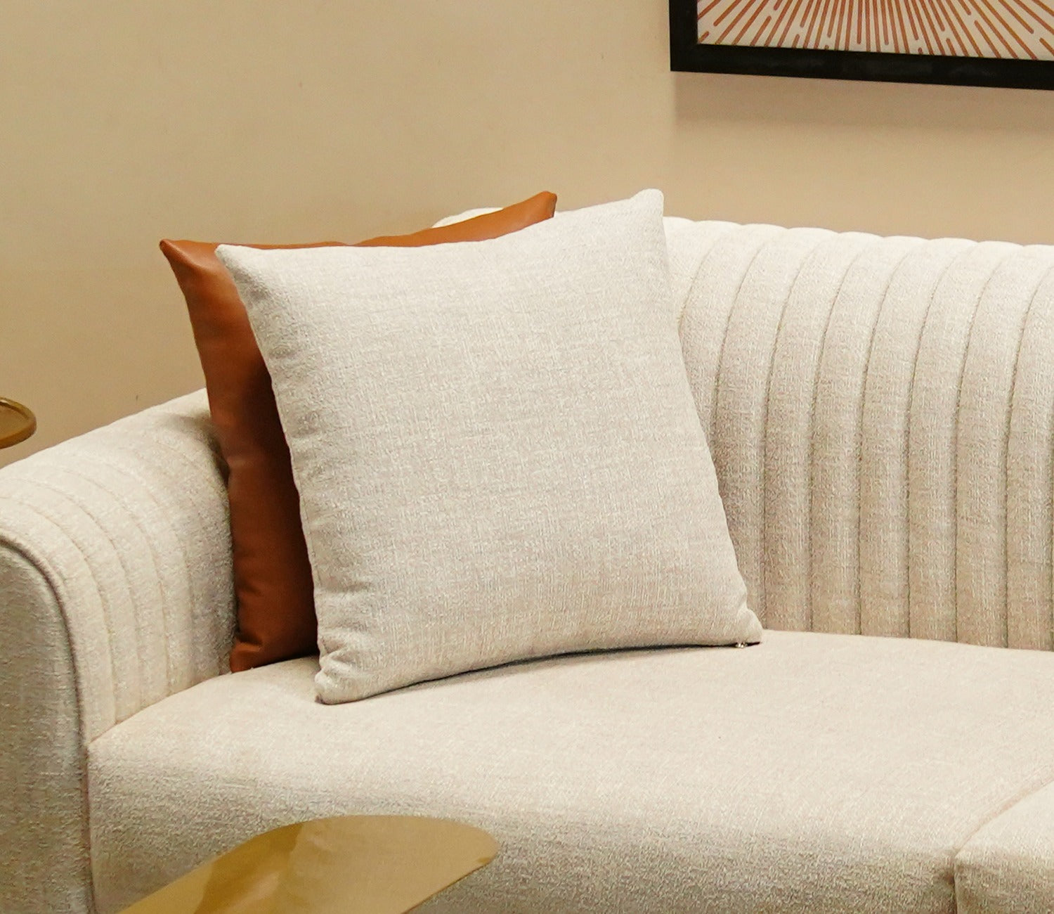 Klara Cushion Covers with Filler -Pack Of 2 (18x18 Inch)