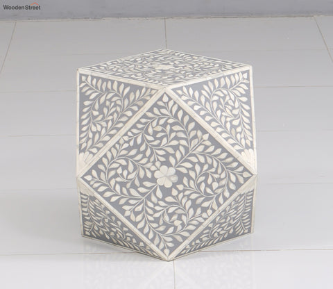 Callum Bone Inlay Side End Table