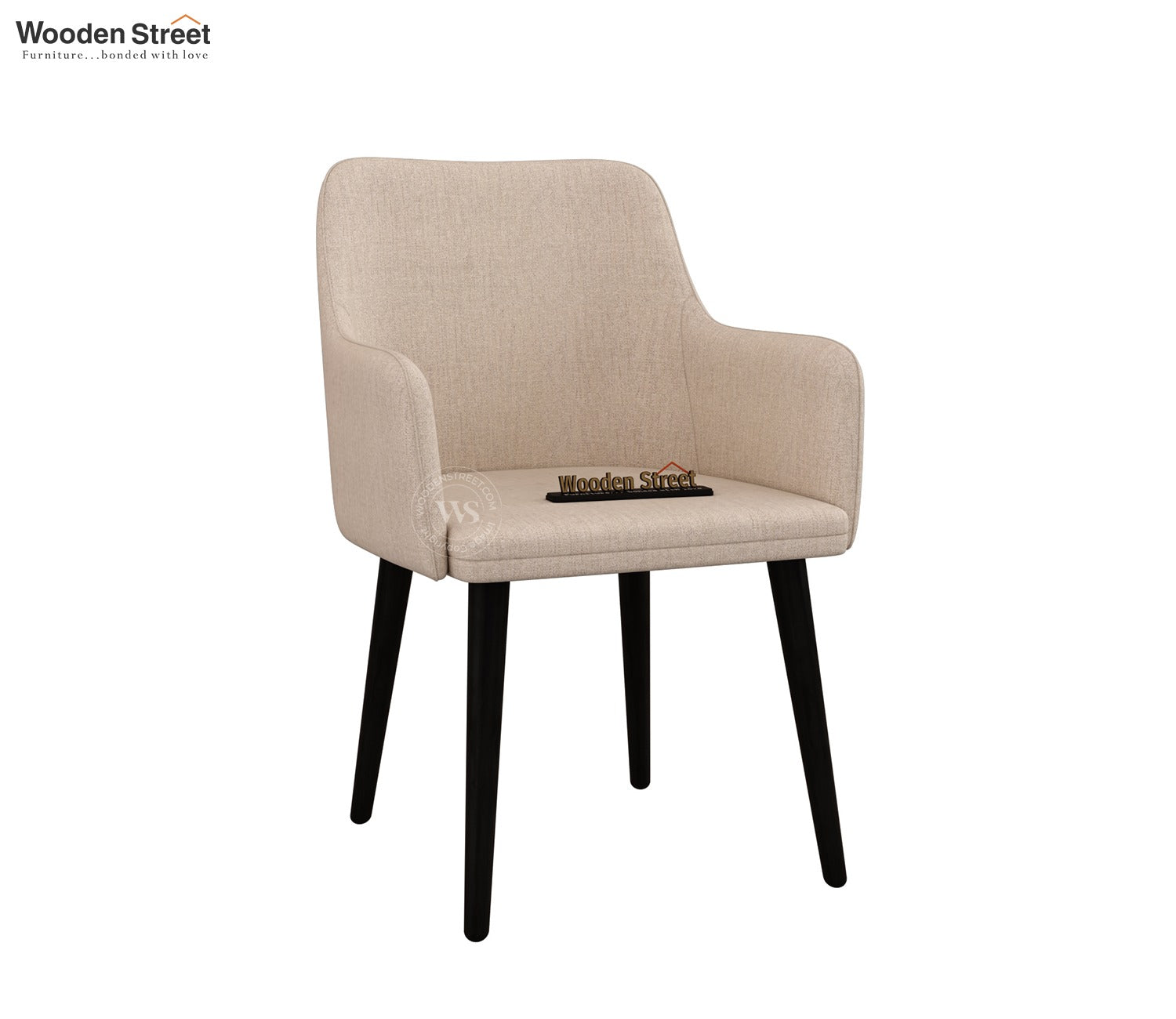 Aureya Upholstered Arm Chair (Jade Ivory)