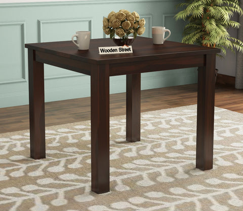 Janet 4 Seater Dining Table (Walnut Finish)