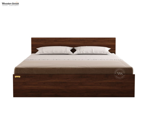 Clemency Bed without Storage (Queen Size, Columbian Walnut Finish)