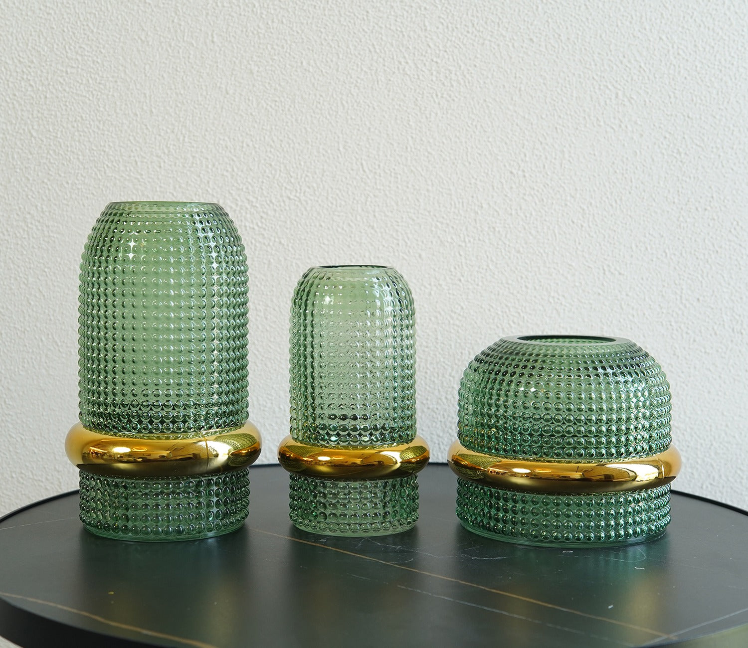Bloom Box Glass Vase (Green, L)
