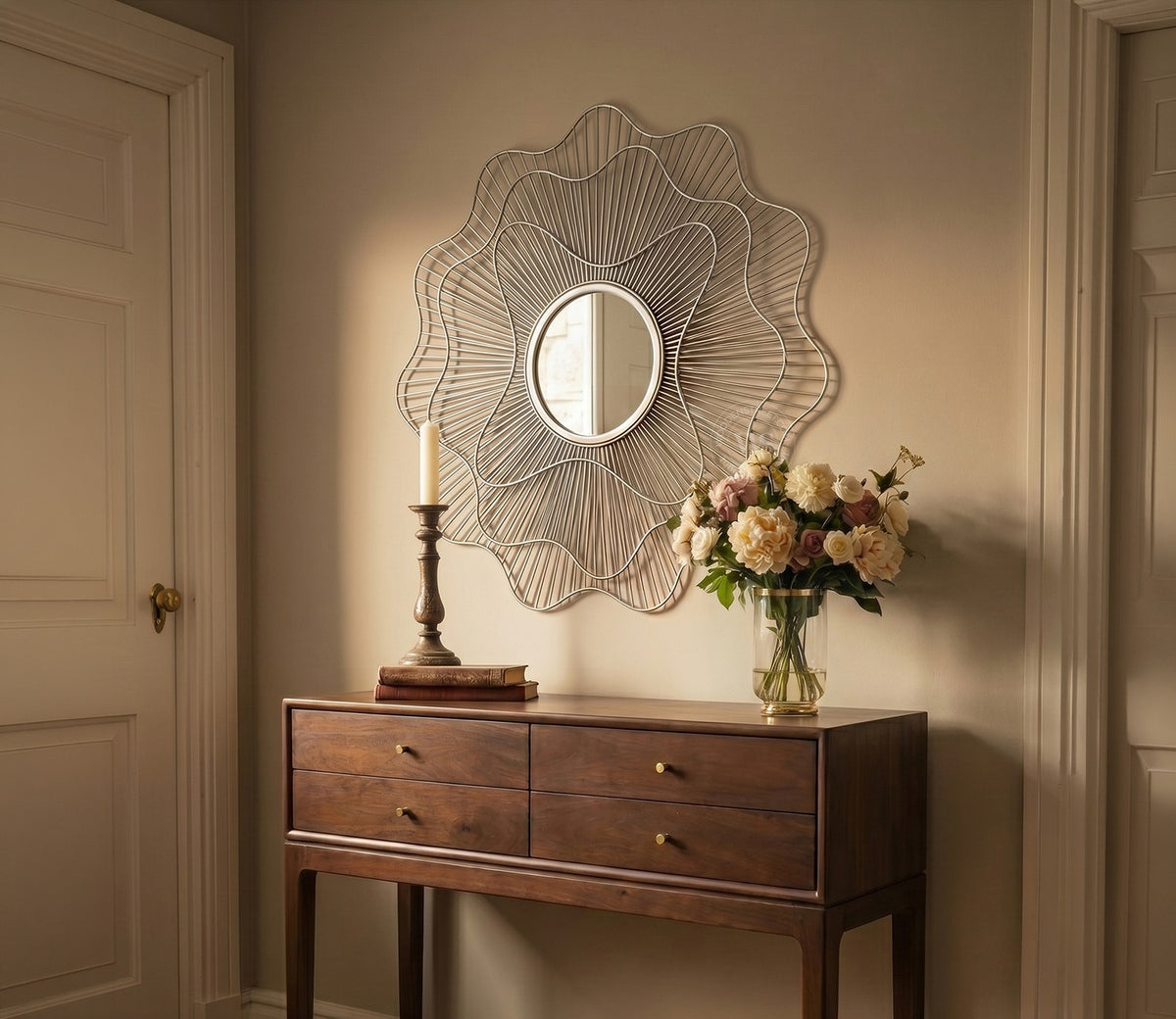 Nebula Metal Mirror with Frame