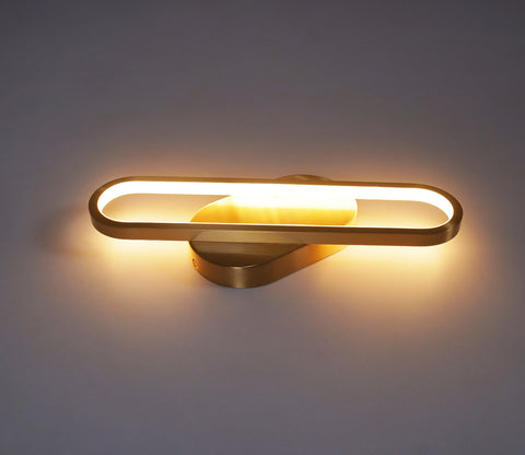 Covin Brass Coated Metal Wall Light