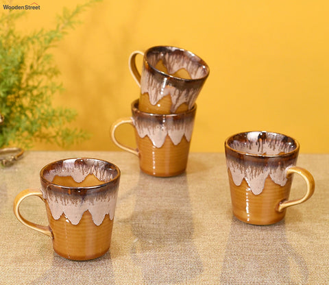Sunset Drip Coffee Mugs - Set of 4