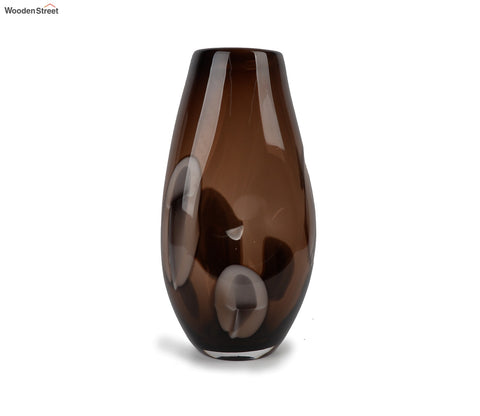 Flora Brown Glass Vase