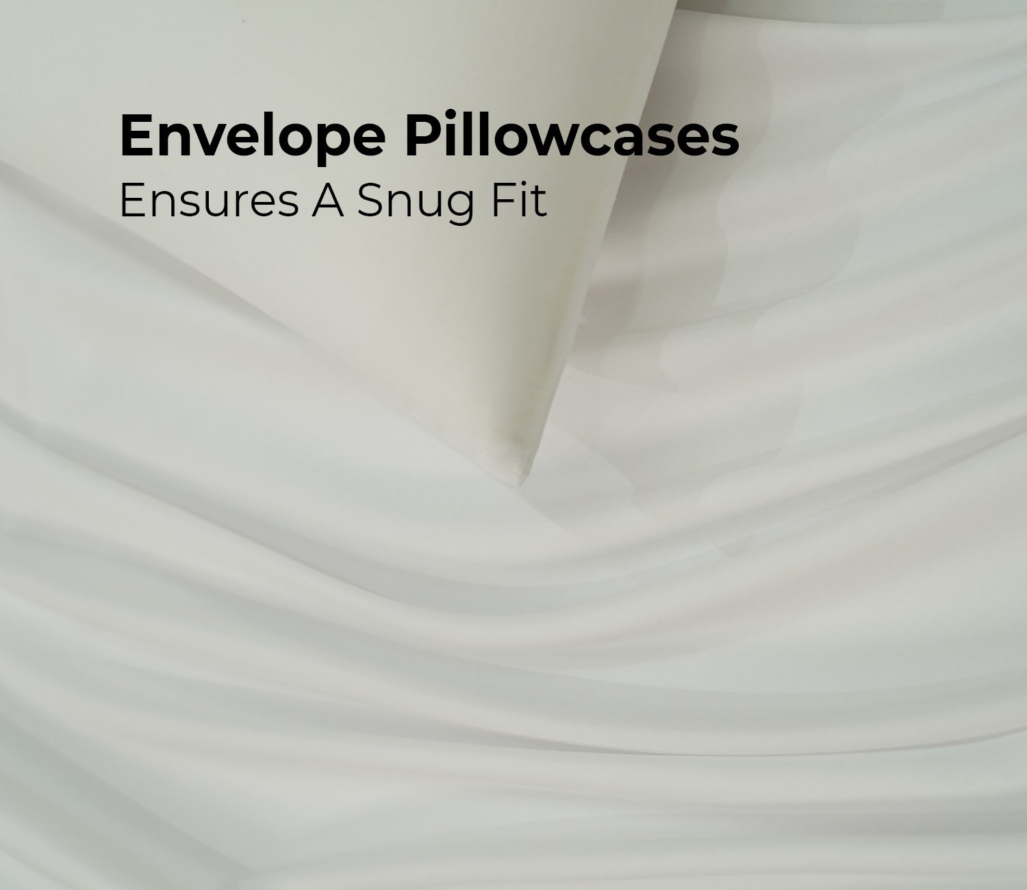 Vegan Bamboo Silk Bedsheet 300 TC Naturally Anti-Bacterial Fitted King Bedsheet with 2 Pillow Cover (White)