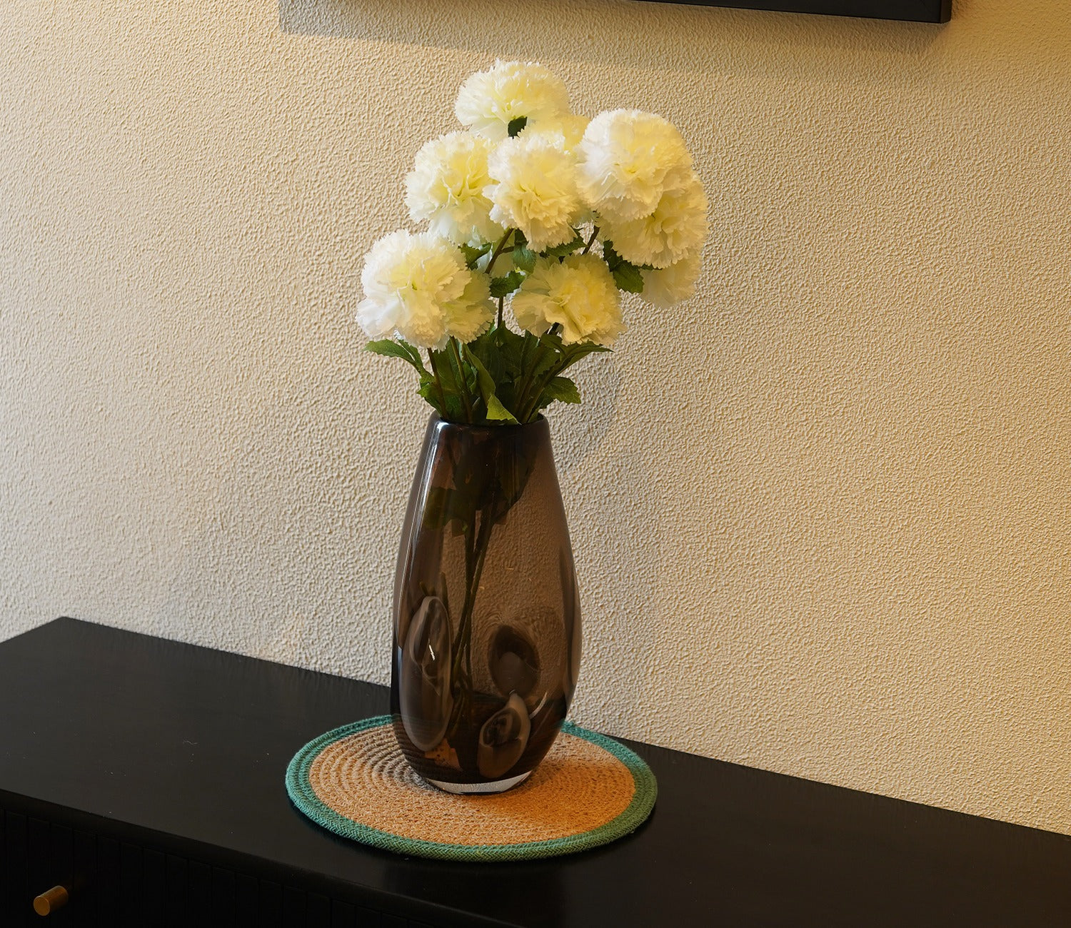 Forever Flora Artificial Hhydrangea Flower- Set Of 3 (White)