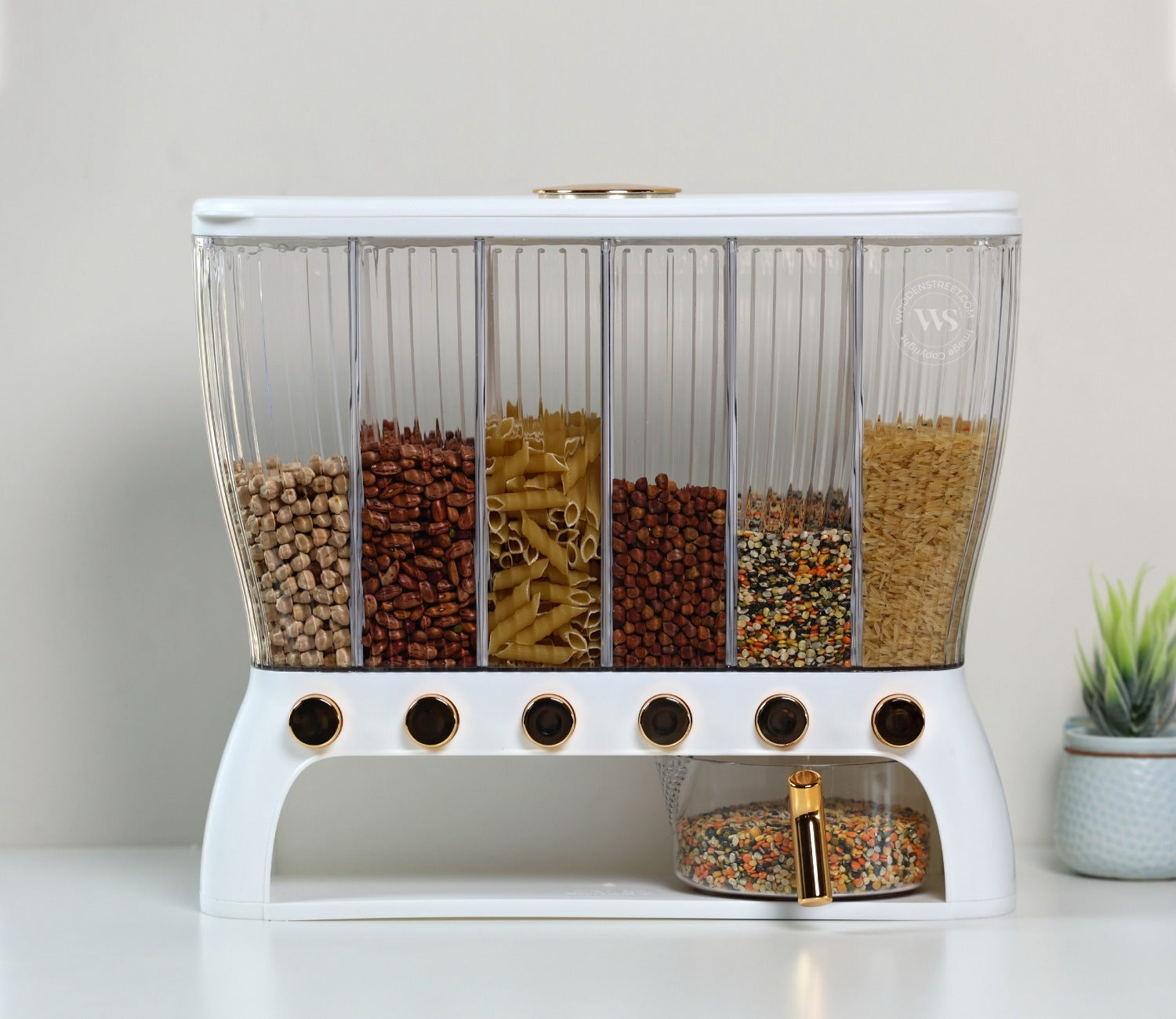 Everest 6-Compartment All-In-One Grain Dispenser