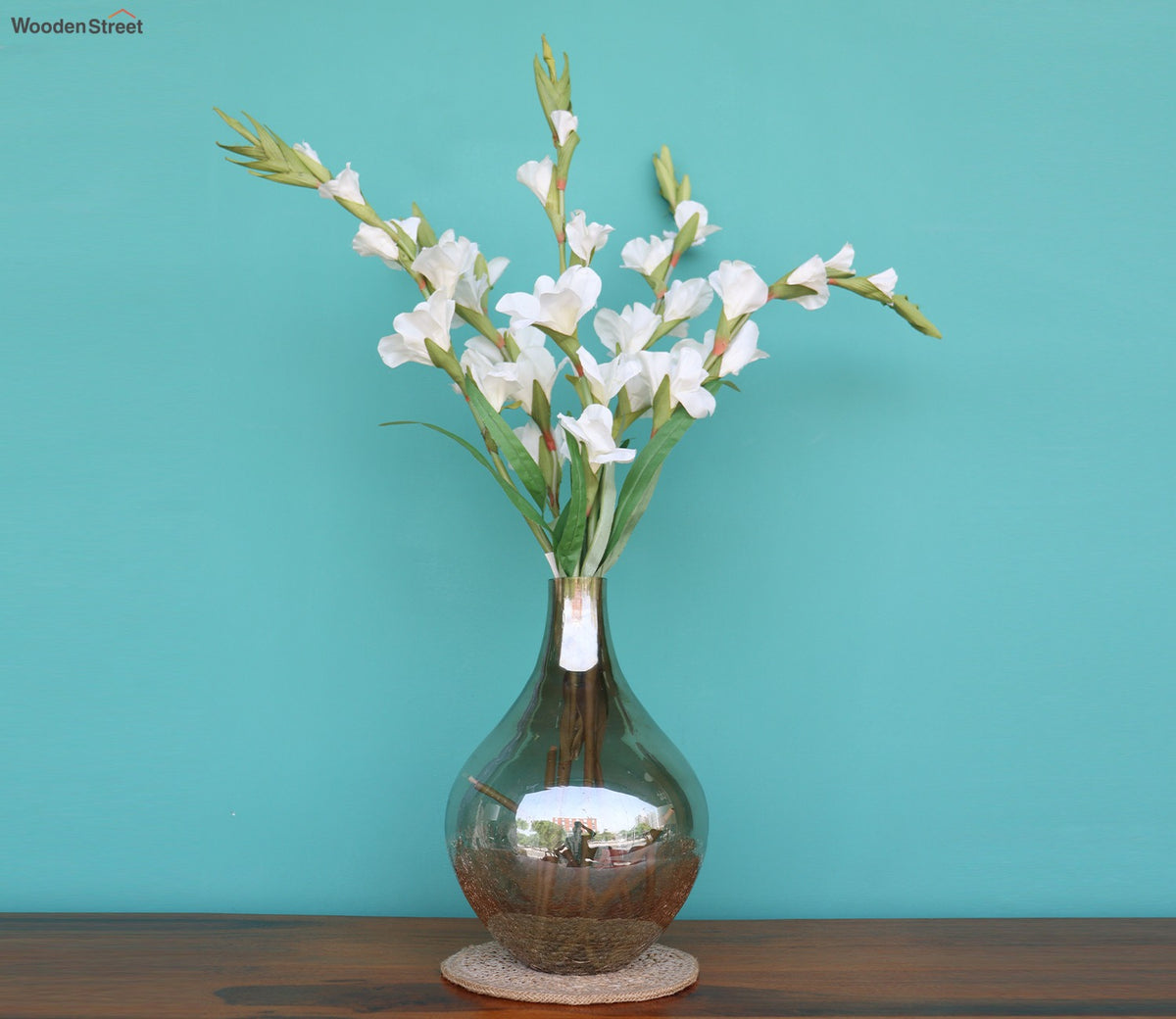 Glady White Artificial Flower
