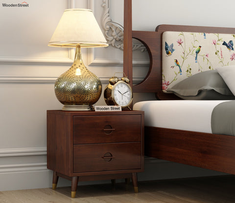 Jex Bedside Table (Walnut Finish)