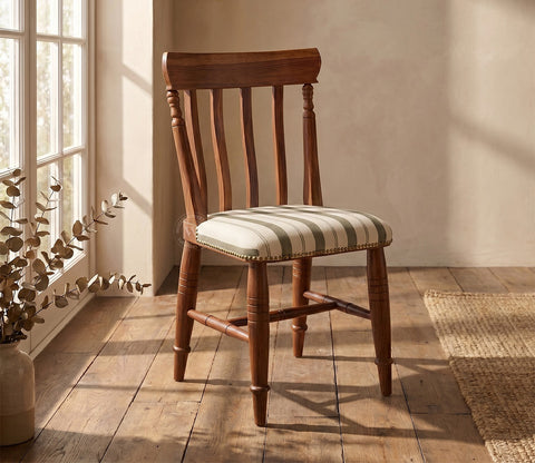 Misha Sheesham Wood Dining Chair (Teak Finish)