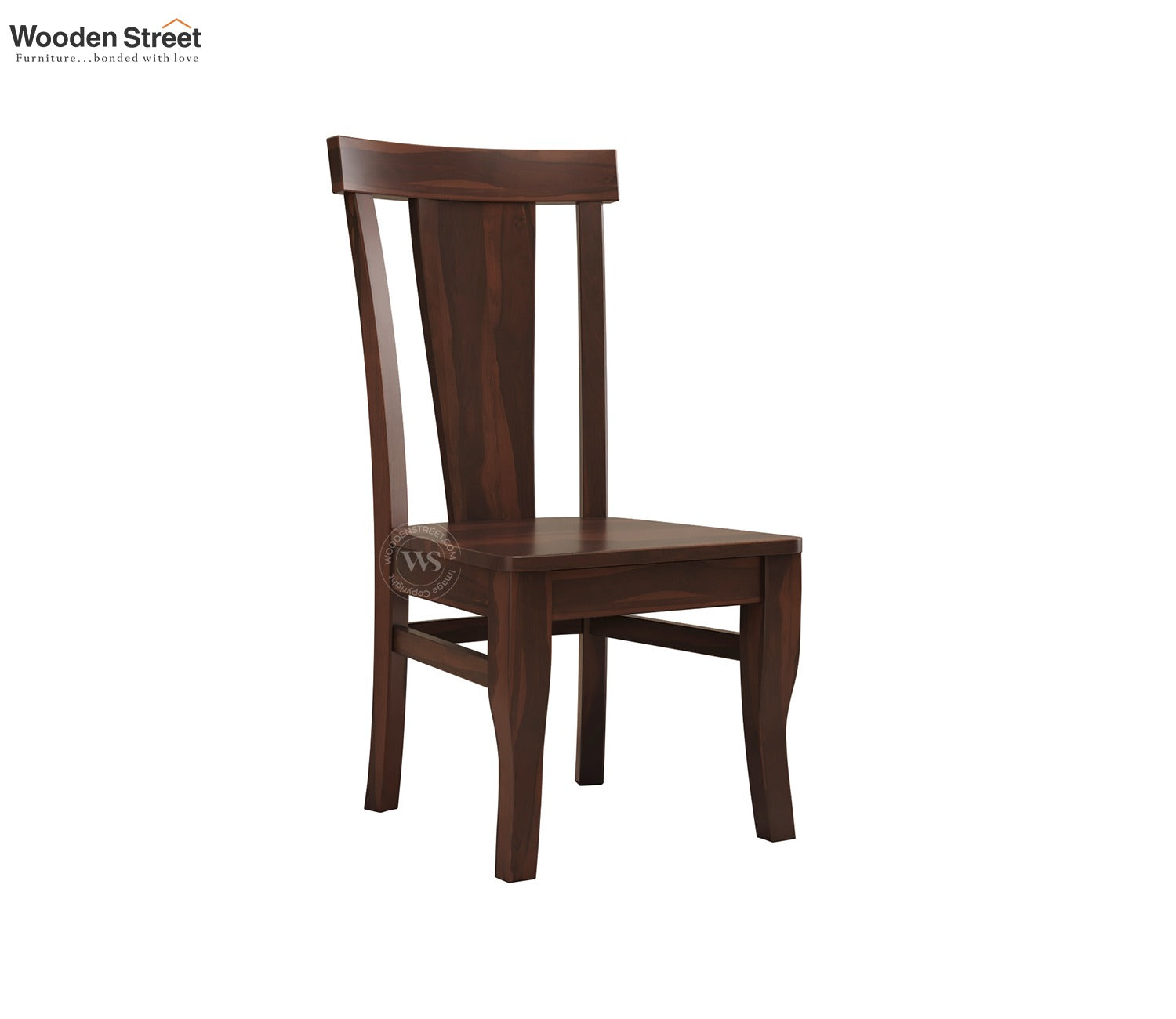 Sofie Dining Chair without Fabric (Walnut Finish)