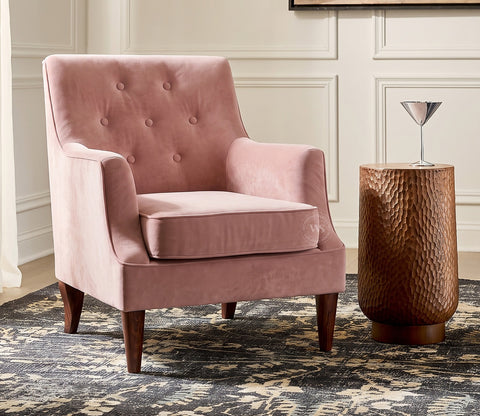 Adoree Lounge Chair (Salmon Pink)