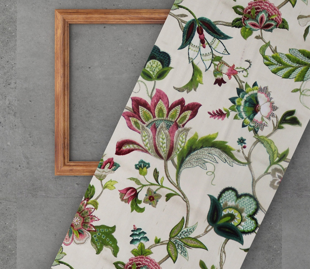 Rose Vineyard Floral Print 100% Cotton Fabric