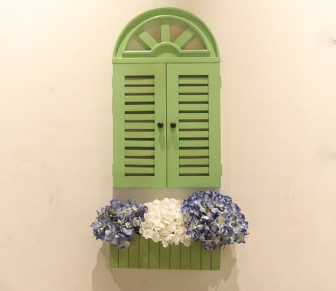 Pinot Wooden Window Frame (Distress Pista Green)