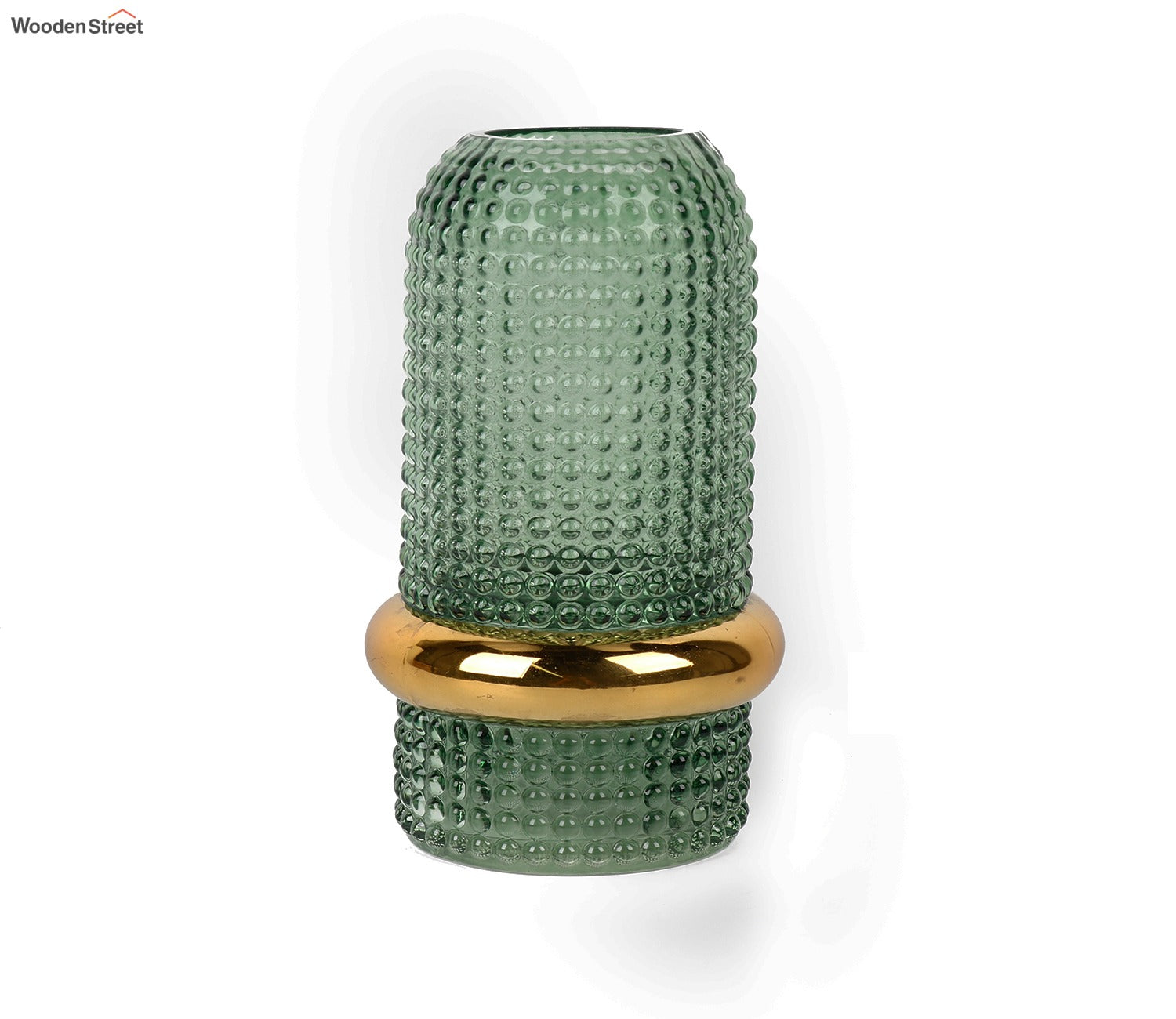 Bloom Box Glass Vase (Green, M)