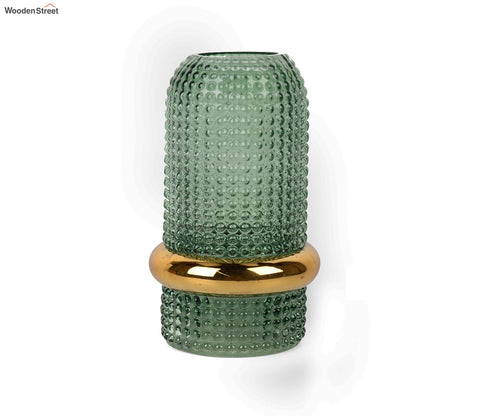 Bloom Box Glass Vase (Green, M)