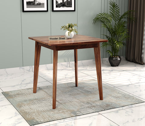 Calabria 2 Seater Sheesham Wood Dining Table (Honey Finish)