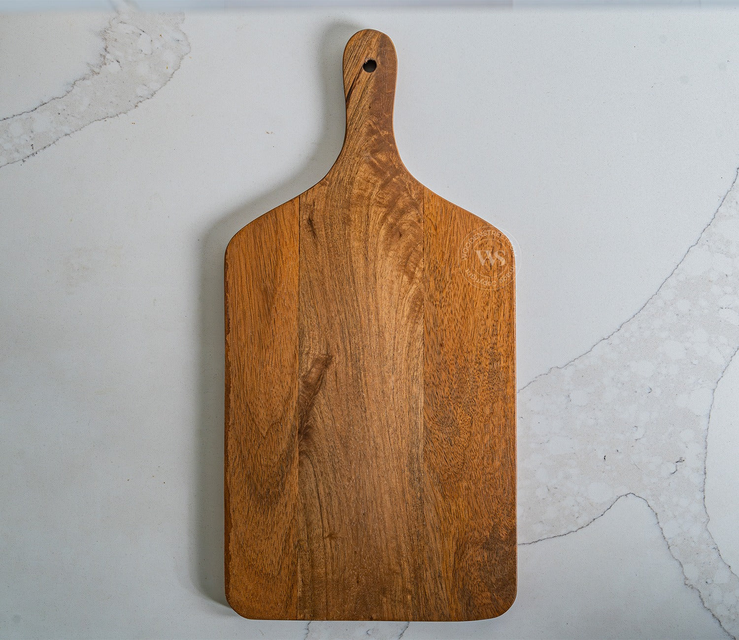 Hollis Natural Mango Wood Handcrafted Non Slip Chopping Board for Kitchen