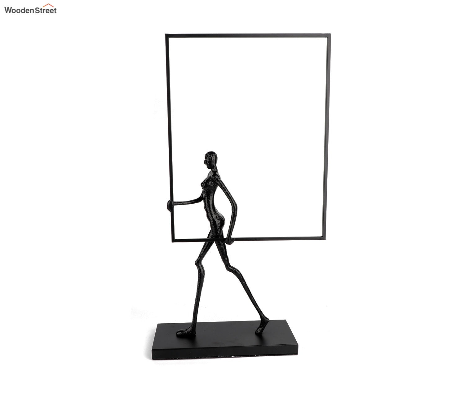 Black Wonder Women Table Showpeice (L, Black)