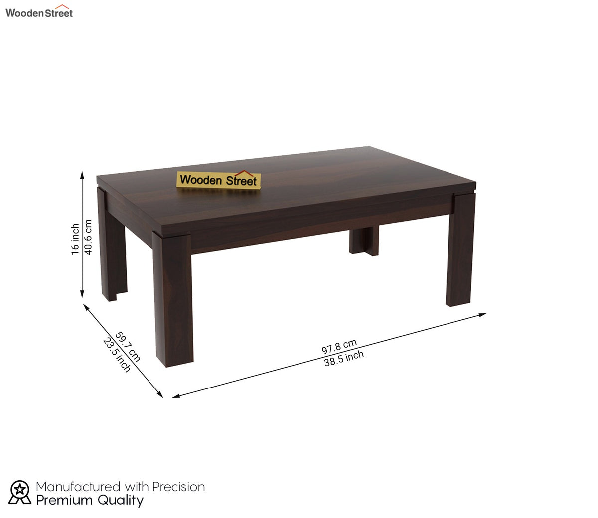 Sable Coffee Table (Walnut Finish)