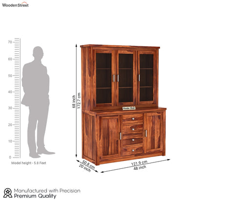 Monarch Kitchen Cabinet (Honey Finish)
