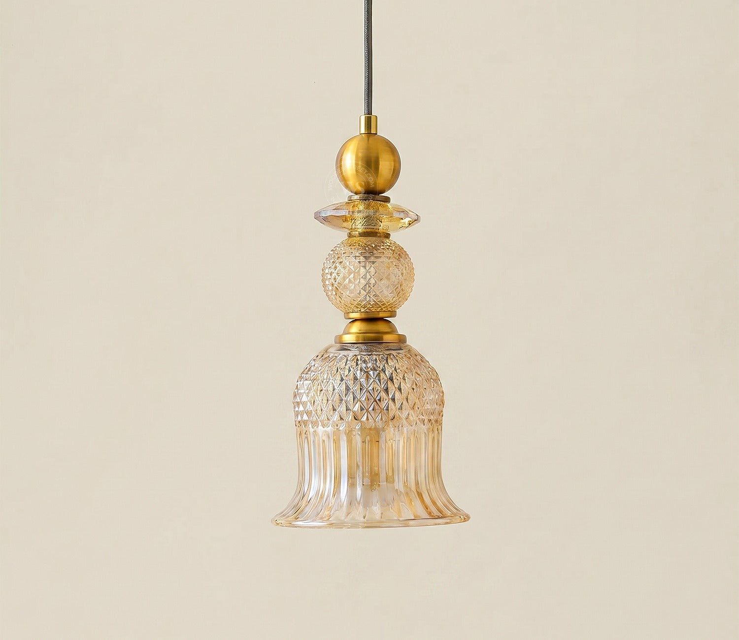 Tulip Pendant Hanging Light (Yellow)