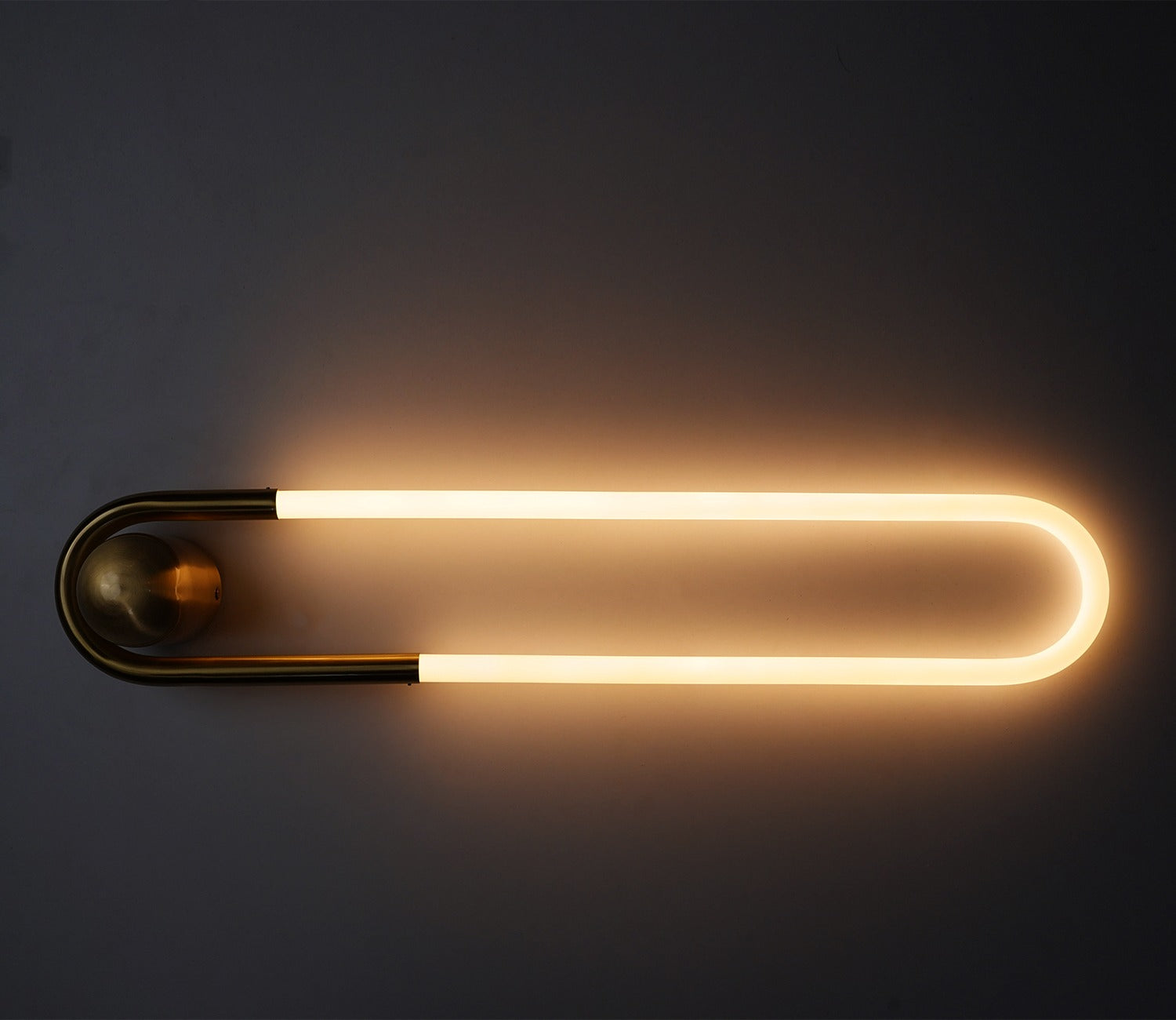 Good to Glow Golden Wall Light