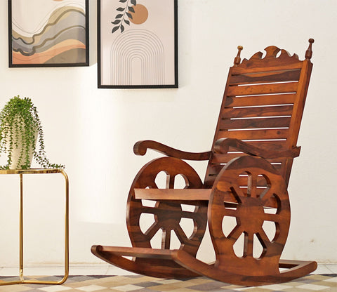 Silvio Rocking Chair (Honey Finish)
