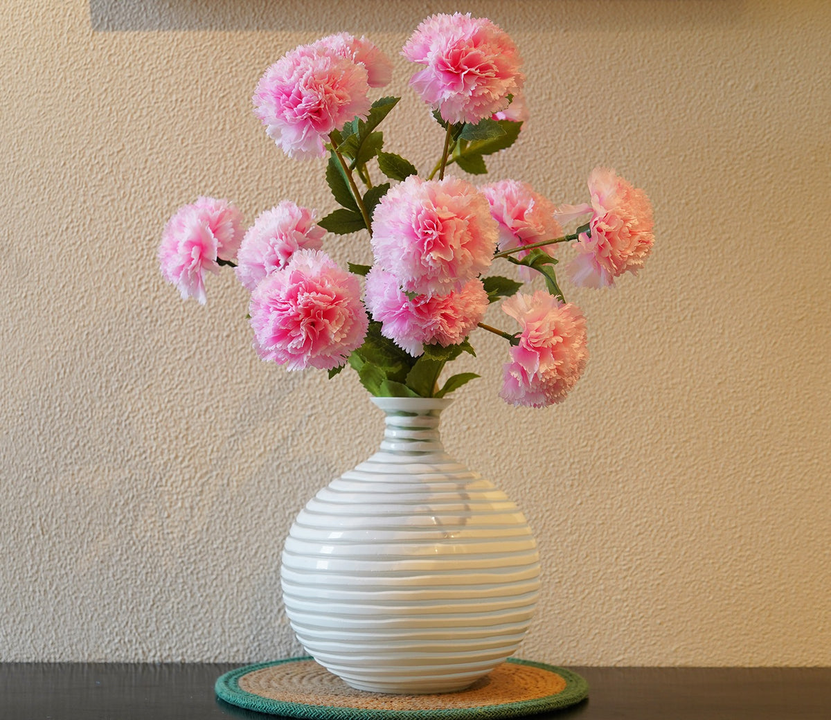 Forever Flora Artificial Hhydrangea Flower- Set Of 3 (Pink)