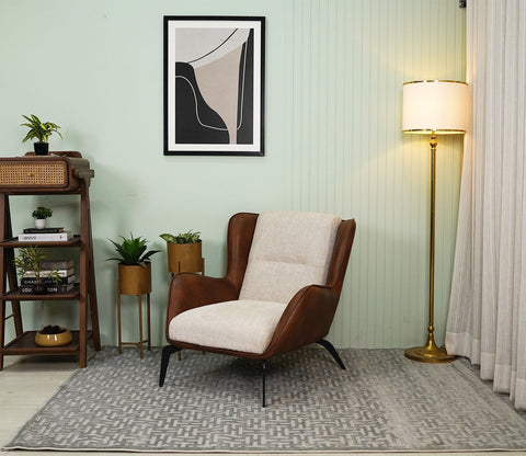 Coastal Grey Abstract Carpet (7.5 x 5 Feet)