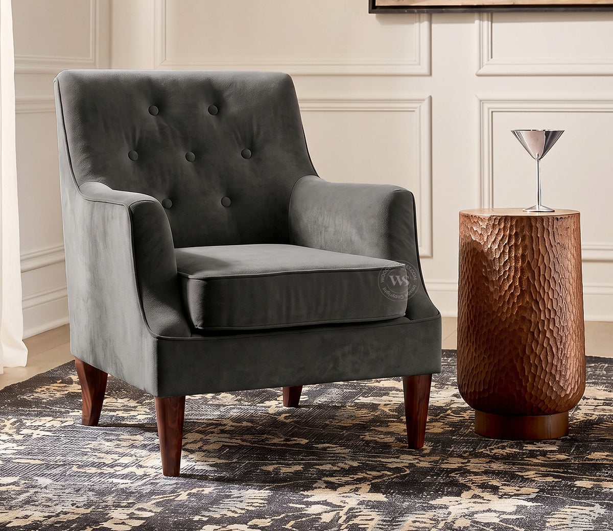 Adoree Lounge Chair (Graphite Grey)