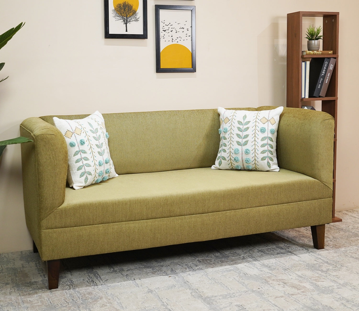 Dexter 3 Seater Fabric Sofa (Cotton, Fresh Mint)