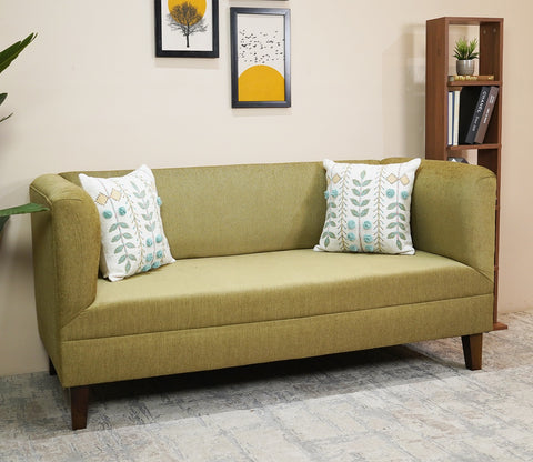 Dexter 3 Seater Fabric Sofa (Cotton, Fresh Mint)