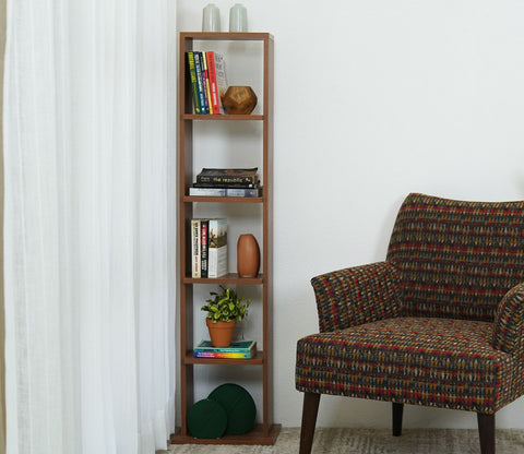 Canny Book Shelf (Exotic Teak Finish)