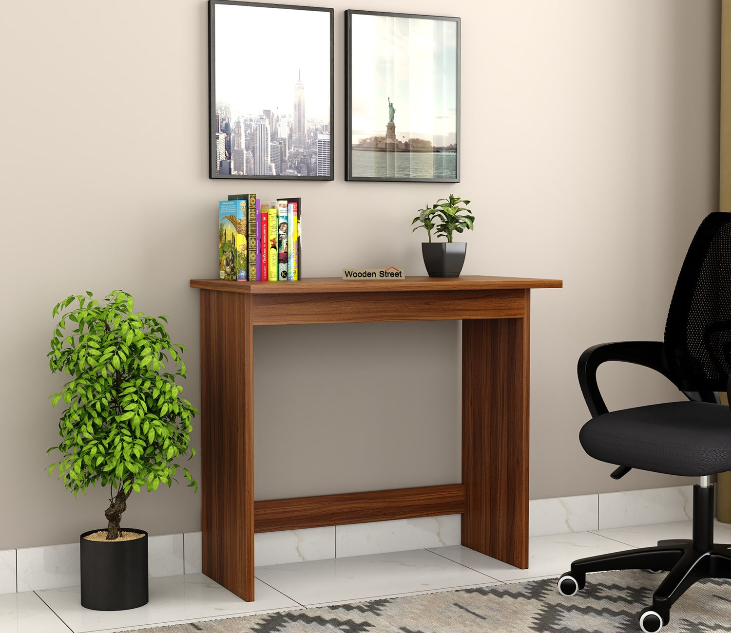 Armada Study Table (Exotic Teak Finish)